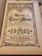 Sainte Claire d'Assise par Mgr Ricard *éd illustrée* *1895*, Boeken, Gelezen, Mgr Ricard, Ophalen of Verzenden, Christendom | Katholiek