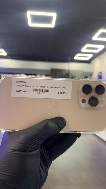APPLE IPHONE 16 PRO MAX 256GB DESERT NIEUWESTAAT beschikbaar voor biedingen