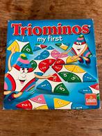 Triominos. Vanaf 4 jaar, Hobby en Vrije tijd, Gezelschapsspellen | Overige, Een of twee spelers, Ophalen of Verzenden, Zo goed als nieuw