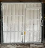Garage kanteldeur met loopdeur, Ophalen, Garagedeur, Zo goed als nieuw, 120 cm of meer