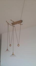 Prachtige plafond lamp in hoogte verstelbaar, Huis en Inrichting, Lampen | Hanglampen, Ophalen, Gebruikt, Minder dan 50 cm