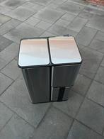 Luzzo Ohio Prullenbak Afvalscheiding 60 liter, Huis en Inrichting, Woonaccessoires | Prullenbakken, Gebruikt, Met pedaal, 40 liter of meer