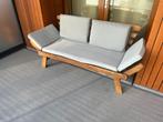 NOUS Garden Modena bank/ligbed met kussens – €38?, Ophalen, Gebruikt, Hout