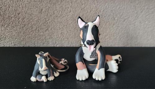 2x bull terriër, ze zijn geweldig., Verzamelen, Poppetjes en Figuurtjes, Zo goed als nieuw, Ophalen of Verzenden