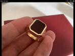 Prachtige Antieke Gouden ring edelsteen Carneool ,14 k goud, 20 of groter, Verzenden, Heer, Zo goed als nieuw