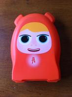 Rood Plastic Trommeltje 'Gezichtje' "Appelsientje" Nieuw, Ophalen of Verzenden, Nieuw, Reclamebord