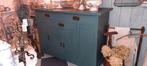 Antieke Dressoir Kast Jaren 20 Petrol, Antiek en Kunst, Ophalen