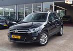 Volkswagen TIGUAN 1.4 TSI Sport&Style BlueMotion Tech|VOOR E, Euro 5, Stof, Zwart, 4 cilinders