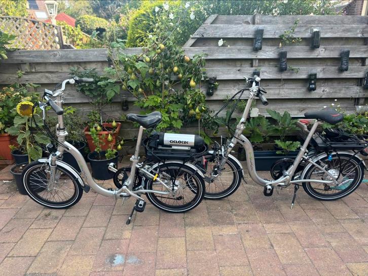 Elektrische vouwfietsen( qwic en e-4motion), Fietsen en Brommers, Fietsen | Vouwfietsen, Zo goed als nieuw, Overige merken, 18 tot 20 inch