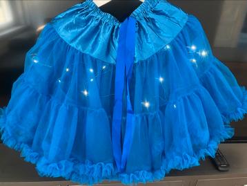 Blauwe petticoat 