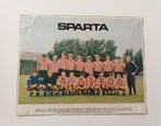 Poster/knipsel Sparta eind jaren 60, Verzamelen, Sportartikelen en Voetbal, Verzenden, Gebruikt, Sparta, Poster, Plaatje of Sticker