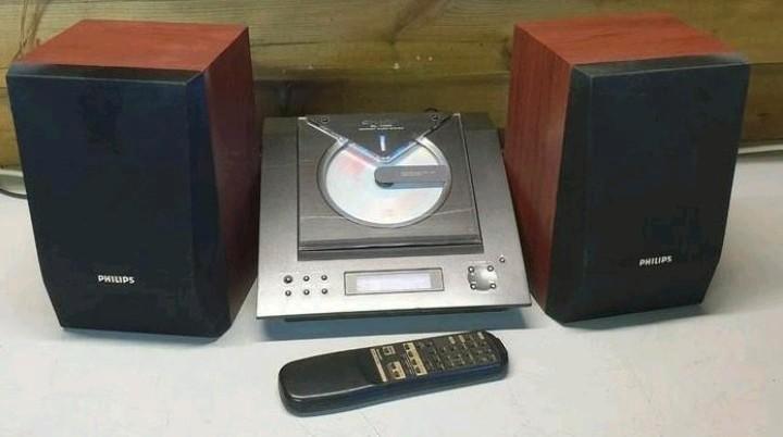 Sharp stereo set xl-1100 + philips speakers + bluetooth, Audio, Tv en Foto, Stereo-sets, Gebruikt, Cd-speler, Speakers, Philips