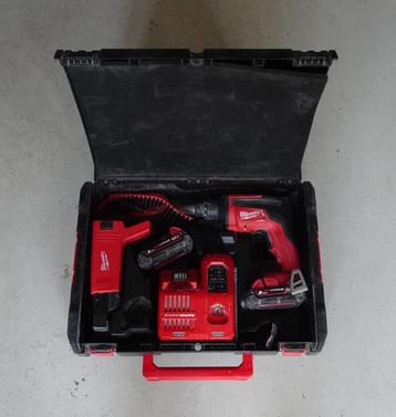 Milwaukee M18 FSG Gipsplaatschroevendraaier Compleet Pakket beschikbaar voor biedingen