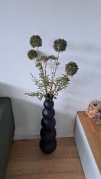 Intratuin vaas, Jacky, zwart, Ophalen, Zwart, Minder dan 50 cm, Glas