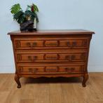 Vintage landelijk ladekastje Queen Ann ladekast commode 604, Valkenswaard, Gebruikt, Info@flashbackfurniture.nl, Eikenhout