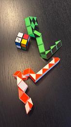 Rubik cube en twee Rubik snakes, Ophalen of Verzenden, Zo goed als nieuw