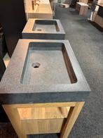 Badmeubel 60 cm staand MASSIEF EIKEN van €1995 nu €750 NEW, Ophalen, Nieuw, 50 tot 100 cm, Minder dan 100 cm