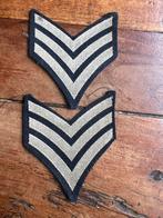 WO2 Amerikaans Sgt strepen set uniform ike class a m43 jacke, Verzenden, Nederland, Embleem of Badge