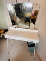 Vintage kaptafel met spiegel make up tafel, Huis en Inrichting, Tafels | Kaptafels, Ophalen, Gebruikt, 100 tot 150 cm, 50 tot 100 cm