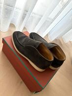 Loro Piana Uomo Open Walk Warm Gray, Kleding | Heren, Loafers, Bruin, Ophalen of Verzenden, Zo goed als nieuw