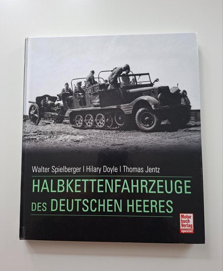 Boek over halftrack voertuigen Duits leger, Boeken, Oorlog en Militair, Zo goed als nieuw, Landmacht, Tweede Wereldoorlog, Ophalen of Verzenden