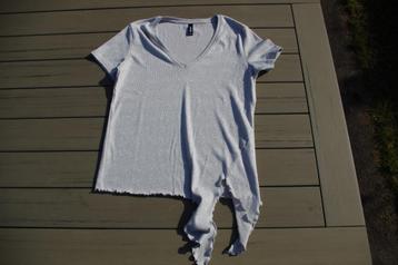 Eksept shirt, grijs/zilver/glinster, maat M beschikbaar voor biedingen