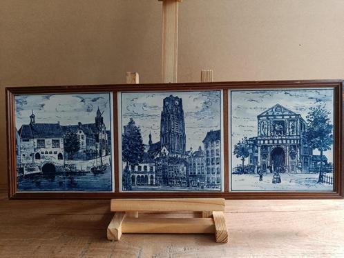 Tegeltableau Oud Rotterdam, Antiek en Kunst, Antiek | Wandborden en Tegels, Ophalen of Verzenden