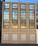 4-delige openslaande glas in lood deuren 348x290cm