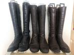 3 paar lederen leren laarzen maat 37, Kleding | Dames, Schoenen, Ophalen of Verzenden, Zo goed als nieuw, Zwart, Hoge laarzen