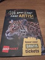 dekamarkt Artis stickers entreekaarten, Dekamarkt, Ophalen of Verzenden