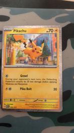 Pikachu, Hobby en Vrije tijd, Ophalen of Verzenden, Zo goed als nieuw, Losse kaart