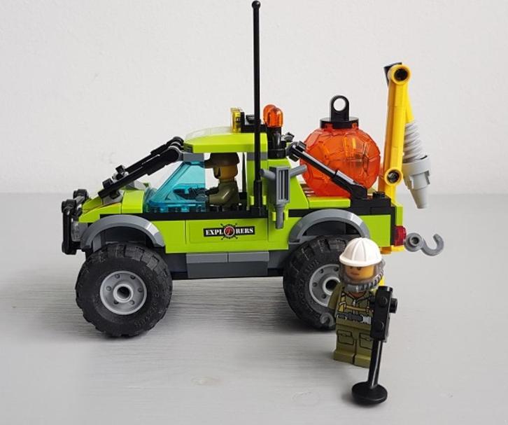 Lego City Vulkaan Onderzoekstruck 60121, Kinderen en Baby's, Speelgoed | Duplo en Lego, Gebruikt, Lego, Complete set, Ophalen of Verzenden