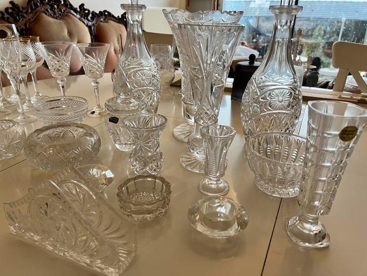 Kristalset 28-delig: Violetta, Crystal d’Arques, Toscane, Huis en Inrichting, Lampen | Kroonluchters, Zo goed als nieuw, Glas