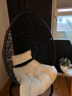 Hangstoel egg, Huis en Inrichting, Stoelen, Ophalen of Verzenden, Zo goed als nieuw, Zwart, Eén