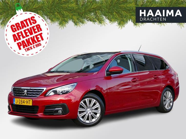 Peugeot 308 SW 1.2T Blue Lease Premium | Navigatie | Panoram, Auto's, Peugeot, Bedrijf, Te koop, ABS, Achteruitrijcamera, Airbags