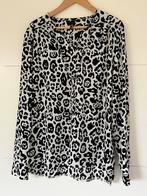 Blouse met patroon maat XL, Wit, Maat 46/48 (XL) of groter, Ophalen of Verzenden, Zo goed als nieuw