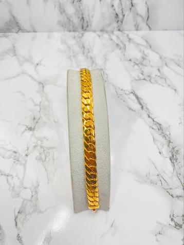 Gouden armband - cuban link - 18 karaat beschikbaar voor biedingen