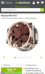 Noctua NH-D15 Bruin, Computers en Software, Computerkoelers, Ophalen, Zo goed als nieuw, Luchtkoeling
