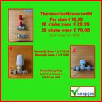 !!AANBIEDING!!  Radiatorthermostaatkraan 1/2" recht., Minder dan 30 cm, Nieuw, 800 watt of meer, Ophalen