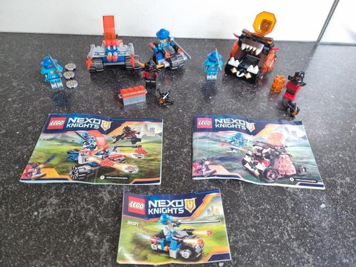 3 setjes Lego nexo knights 70311/70310/30371, Kinderen en Baby's, Speelgoed | Duplo en Lego, Gebruikt, Lego, Complete set, Ophalen of Verzenden