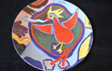 Bord Vuurvogel van Corneille beschikbaar voor biedingen