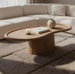 Gezocht: Japandi houtkleurige salontafel, 100 tot 150 cm, Zo goed als nieuw, Minder dan 50 cm, Rechthoekig