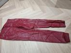 Leren broek, Kleding | Dames, Maat 38/40 (M), Zwart, Ophalen of Verzenden, Zo goed als nieuw