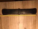 Singel 75 cm zwart leder, Dieren en Toebehoren, Ophalen of Verzenden, Gebruikt, Dressuur
