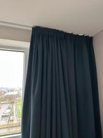 Donkerblauw Verduisterend Gordijn, Huis en Inrichting, Stoffering | Gordijnen en Lamellen, Ophalen, Zo goed als nieuw, 200 cm of meer