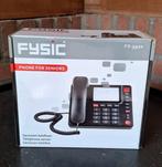 : 1x nieuw in doos: Fysic FX-3920 seniorentelefoon bedraad, Ophalen of Verzenden, Nieuw