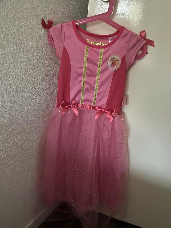 Efteling assepoester verkleed jurk 104-110, Kinderen en Baby's, Carnavalskleding en Verkleedspullen, Gebruikt, Meisje, 110 t/m 116