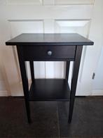 Ikea Hemnes nachtkastje zwart (grenen) bijzettafel. , Ophalen, Gebruikt, 50 tot 100 cm, Grenenhout