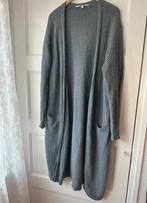 Lang grijs katoen gebreid vest Moscow maat XL 42 44, Ophalen of Verzenden, Zo goed als nieuw, Maat 42/44 (L), Grijs