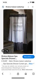 GEZOCHT Riviera Maison douchegordijn, Ophalen, Zo goed als nieuw, Minder dan 100 cm